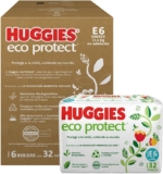 Paquete de 192 pañales Huggies Eco Protect Etapa 6 bajan a su menor precio