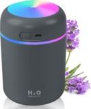 Humidificador y purificador de aire con luz LED baja a un excelente precio