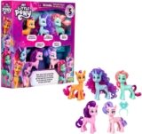 Set de 5 figuras de acción My Little Pony con 5 personajes baja a un super precio