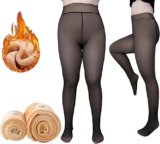 Juego de 2 mallas térmicas afelpadas para mujer bajan a un excelente precio