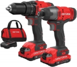 Kit de herramientas eléctricas Craftsman con taladro + atornillador de impacto bajan a un gran precio