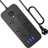 Oferta flash: regleta multicontacto con entradas USB y protección contra sobretensiones baja a su menor precio