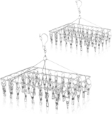 Juego de 2 tendederos para ropa con 40 ganchos bajan a un gran precio