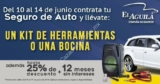 Promoción Seguros El Águila del Día del Padre: Hasta 25% de descuento + 12 MSI + bafle o herramientas al contratar un seguro de auto