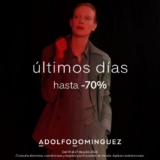 Hasta 70% de descuento en las últimas Rebajas de Adolfo Domínguez