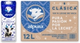 Leche de vaca Alpura Clásica caja con 12 L de nuevo disponible a un gran precio