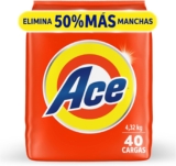 Detergente en polvo Ace de 4.32 kg baja a un precio muy bueno