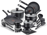 Batería de cocina T-Fal Initiative Easy Glide con 20 piezas baja a su menor precio