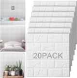 Juego de 20 paneles decorativos de pared con diseño de ladrillo bajan a su menor precio