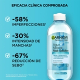 Agua micelar con ácido salicílico para pieles con tendencia al acné Garnier SkinActive 400 ml a un precio buenísimo
