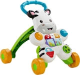 Andadera para bebés Fisher-Price cebra de aprendizaje baja a un excelente precio