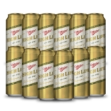 24 pack cervezas Miller High Life latón 473 ml baja a un gran precio