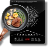 Parrilla de inducción portátil de 2200 W con 8 niveles baja a un precio buenísimo