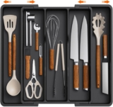 Organizador de utensilios de cocina expandible baja a su menor precio