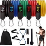 Juego de 5 bandas de resistencia con accesorios para ejercitarse en casa baja a su menor precio