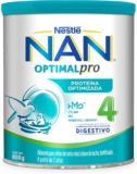 Fórmula láctea Nestlé NAN Optimal Pro 4 lata de 800 gr baja a un gran precio