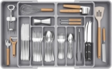 Bandeja organizadora de cubiertos expandible queda a un excelente precio con descuento adicional