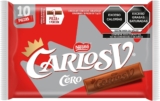 Chocolates Carlos V sin azúcar pack con 10 barras baja a su menor precio