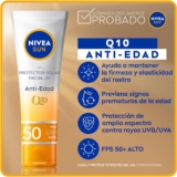 Protector solar facial UV Nivea Sun Anti-Edad Q10 baja a un precio buenísimo