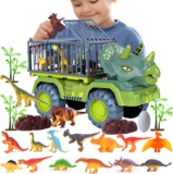 Juego de dinosaurios de 15 piezas con transportador baja a su menor precio