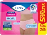 Ropa interior para incontinencia Tena Pants Mujer con 10 + 5 piezas bajan de precio