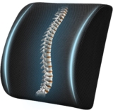 Soporte lumbar de memory foam para silla baja a su menor precio