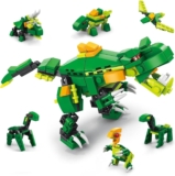 Juguete de construcción de bloques tipo Lego para crear varios dinosaurios a un super precio