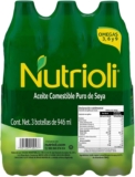 3 pack aceite de soya Nutrioli 946 ml baja a un gran precio