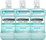 3 pack enjuague bucal Listerine Cool Mint de 1 litro bajan a su menor precio