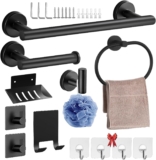 Juego de accesorios para baño de acero inoxidable con 12 piezas baja a su menor precio