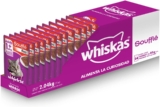 Alimento húmedo para mascotas Whiskas soufflé de res con 24 sobres baja a un tremendo precio