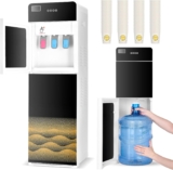 Dispensador de garrafón oculto acabado espejo para agua caliente y fría baja a su menor precio