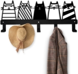 Perchero de pared decorativo con diseño de gatos baja a un excelente precio