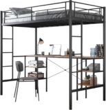 Litera con cama matrimonial y escritorio baja a su menor precio + msi