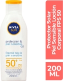 Loción protectora solar Nivea Sun Especial para piel sensible baja a un gran precio