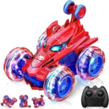 Carrito de acrobacias a control remoto con doble cara y luces LED a un excelente precio