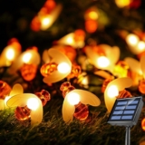 Juego de luces LED para jardín con diseño de abejas bajan a un gran precio