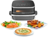 Horno freidora de aire 2 en 1 T-Fal XL Surface Extra-Crisp con controles digitales y ventana de visualización baja a un gran precio