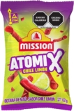 Botana de maíz Mission AtomiX Chile Limón en su precio más económico