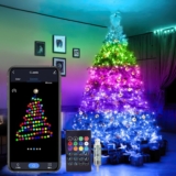 Luces LED inteligentes multicolor de 5m con control remoto y control por app a un super precio