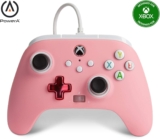 Control alámbrico para consolas Xbox color rosa baja a un precio excelente