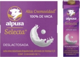 Leche Alpura Selecta Deslactosada caja con 12 L de nuevo disponible a un gran precio