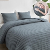 Juego de colcha y fundas de almohada para cama king size baja a un precio muy bueno
