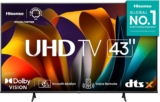 Pantalla LED Hisense Smart Google TV 4K UHD de 43 pulgadas modelo 2024 baja a su menor precio