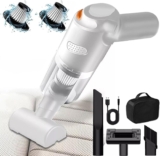 Aspiradora de mano recargable con accesorios baja a su menor precio