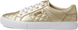 Tenis casuales para mujer Guess Loven tono dorado bajan a un excelente precio