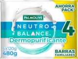 Ahorra pack jabón en barra Palmolive Neutro Balance Dermopurificante con 4 piezas baja a un gran precio