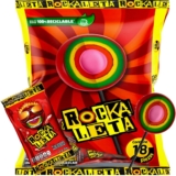 Liquidación en paletas Rockaleta con 18 piezas quedan a precio de remate