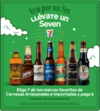 Promoción Día de la Cerveza: 7×6 en 7-Eleven en cervezas artesanales e importadas