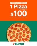 Pizza a sólo $100 los domingos en 7-Eleven